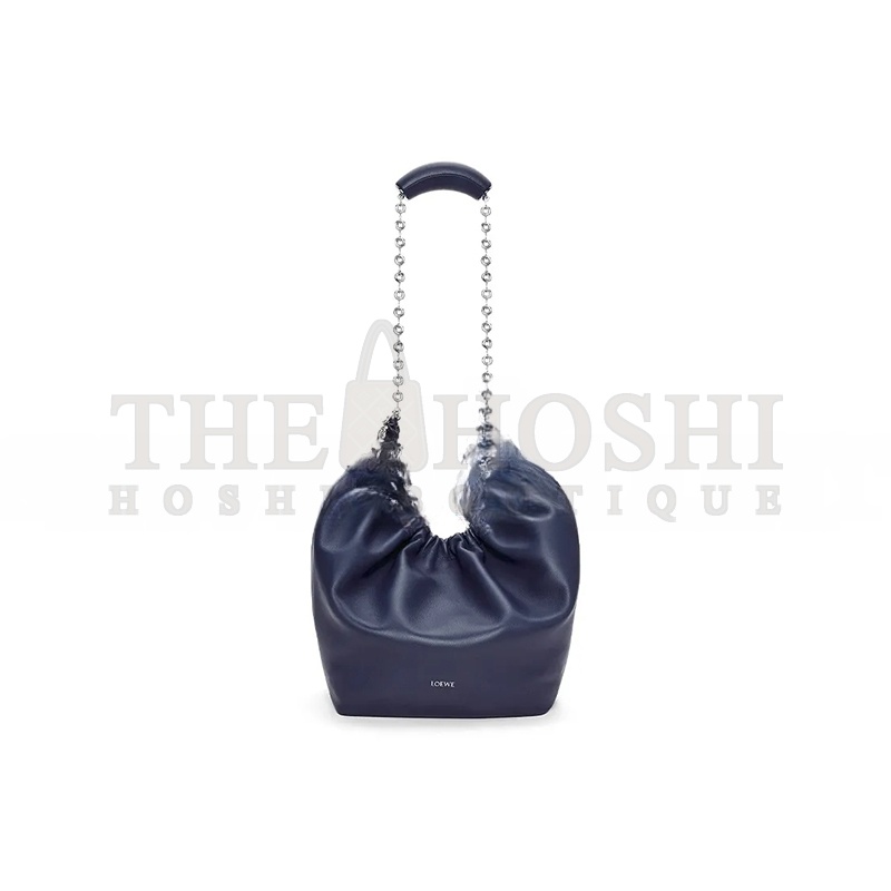 L0ew* MEDIUM SOFT NAPPA SHEEP LEATHER SQUEEZE BAG A914Q37X01-4467 (34*33*13.5cm) Master Quality