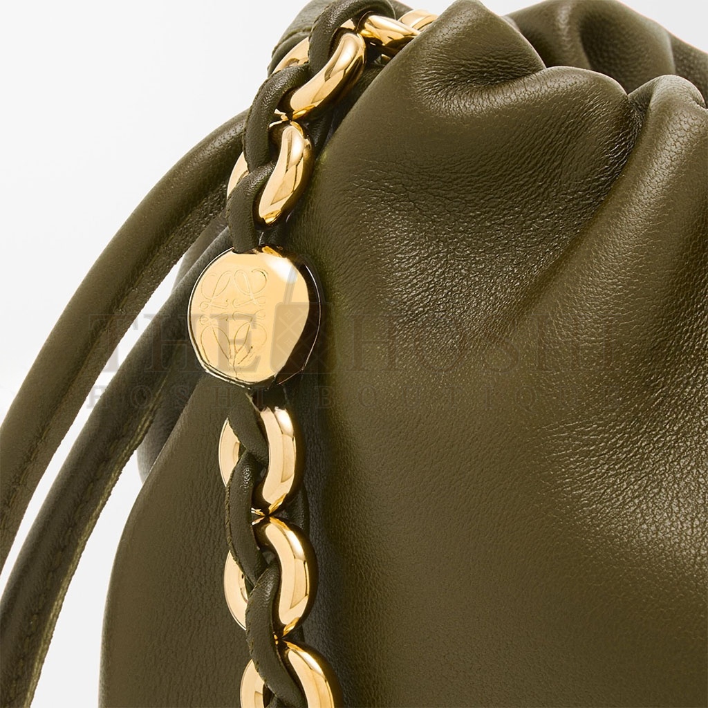 L0ew* FLAMENCO PURSE BUCKET IN MELLOW NAPPA LAMBSKIN 0011091584 (32*24*17cm) Master Quality
