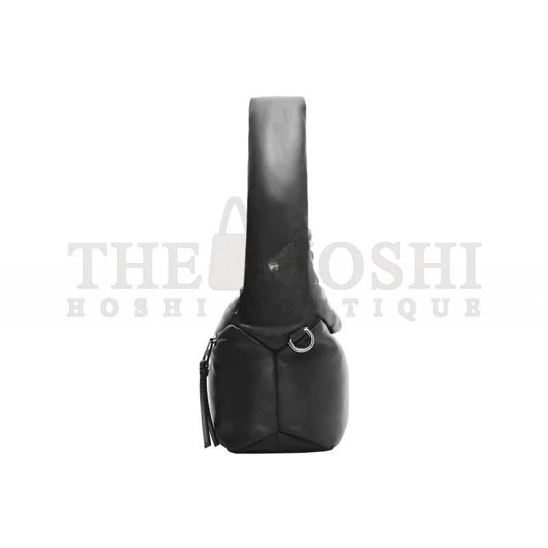 L0ew* PUFFER PUZZLE HOBO BAG IN SHINY NAPPA LAMBSKIN A510J67X13-1100 (28*10*14cm) Master Quality