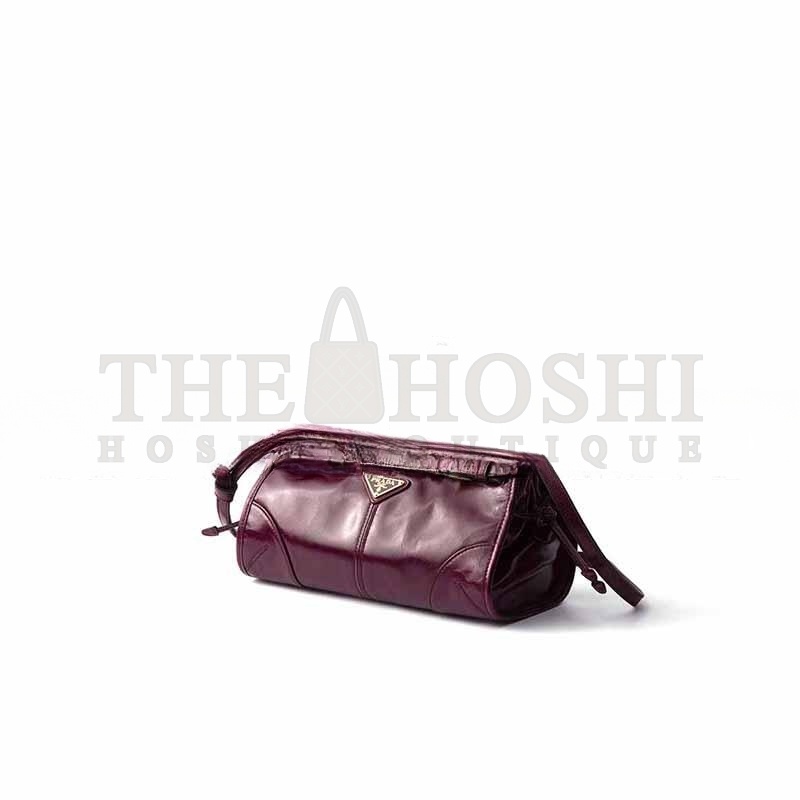 Pra*a BONNIE SMALL LEATHER SHOULDER BAG 1BH215 (26*14*12cm) Master Quality