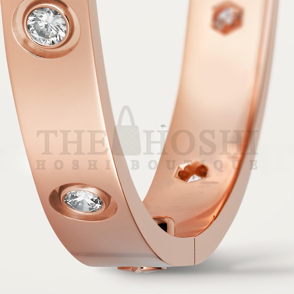 Ca*t1er  LOVE BRACELET, 10 D1am0ndS B6070217 Master Quality