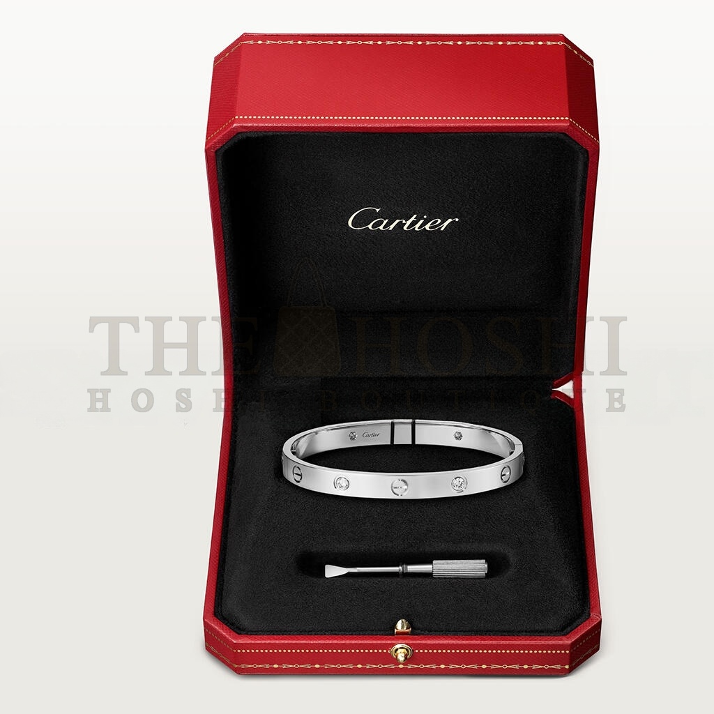 Ca*t1er LOVE BRACELET, 4 D1am0ndS B6070117 Master Quality