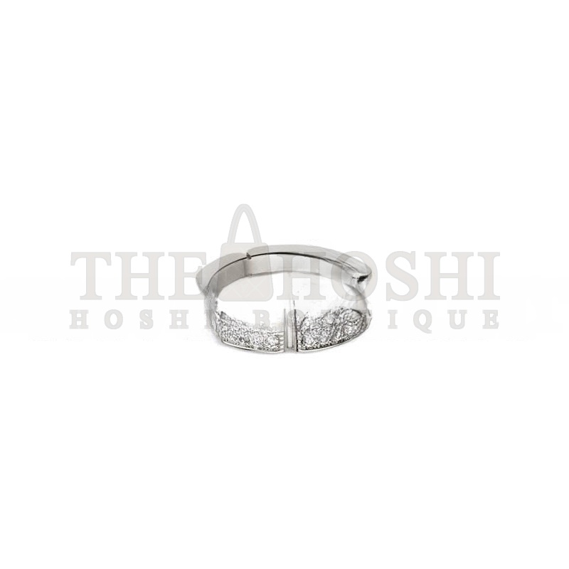 Ca*t1er MAILLON PANTHÈRE WEDDING BAND, HALF-PAVED B4221000 Master Quality