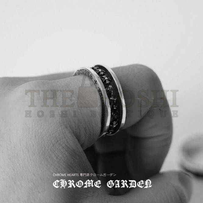 Ch*0me He**ts TINY CH PLUS SPINNER RING Master Quality