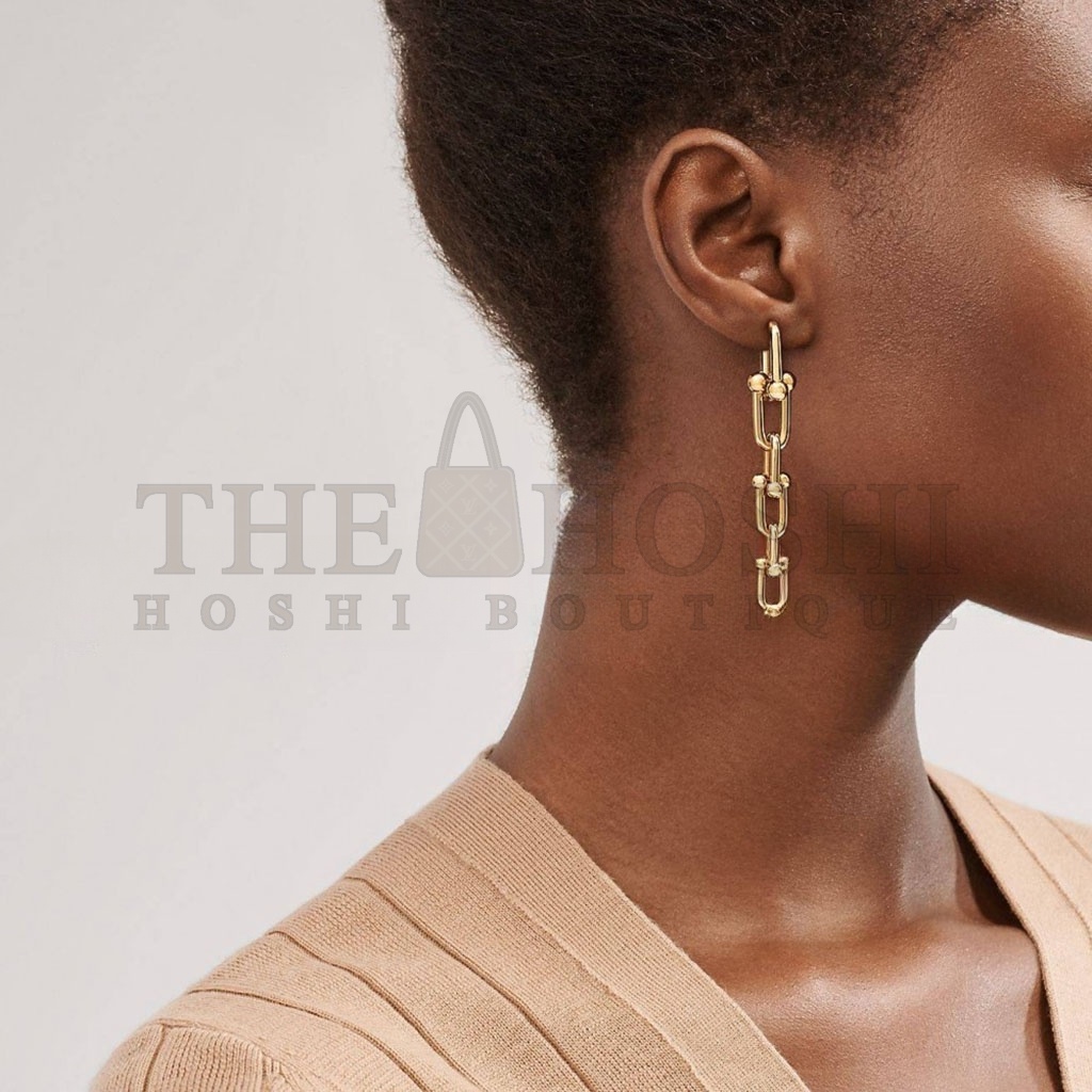 T*f*ny HARDWEAR GRADUATED LINK EARRINGS 60006354 Master Quality