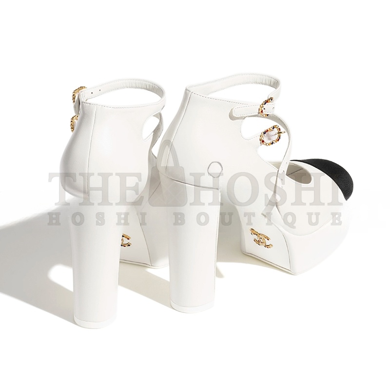 Ch**el MARY JANES LAMBSKIN & GROSGRAIN G46433 Master Quality