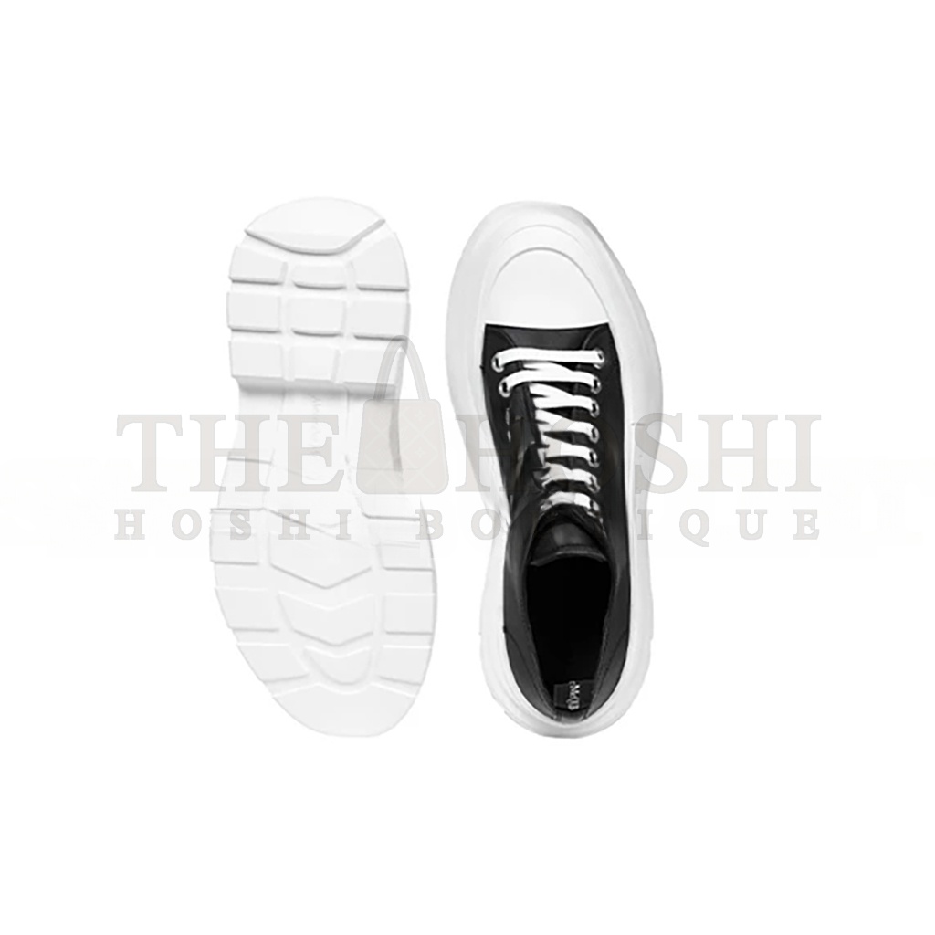 A1exa*der Mcqv*en TREAD SLICK LEATHER CHUNKY LOW TOP SNEAKERS 627225WHZ621071 Master Quality